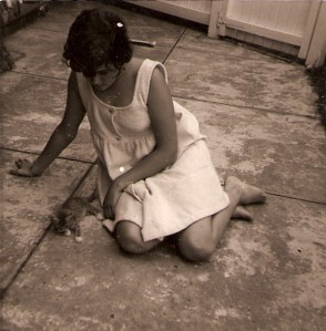 023 Irene & kitten 1969