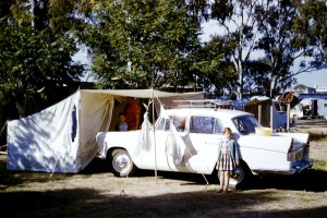 1961.11 camping near Rockhampton