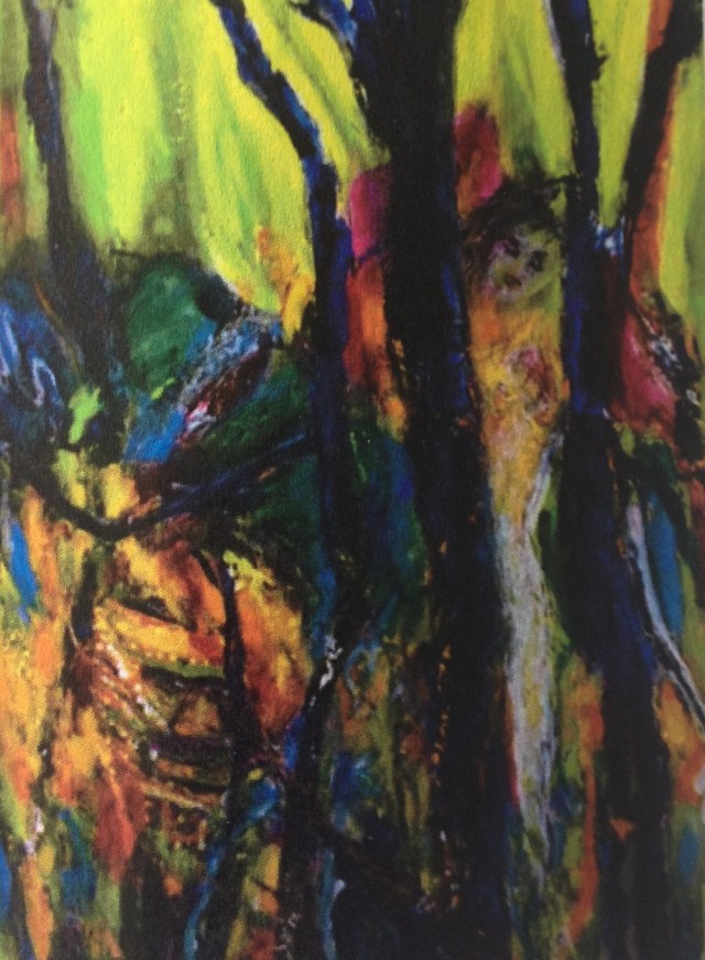 painting  - Judith Laws photo © irene waters 2014