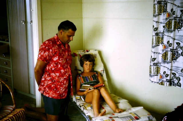 1964.6 Jim,Irene in flat