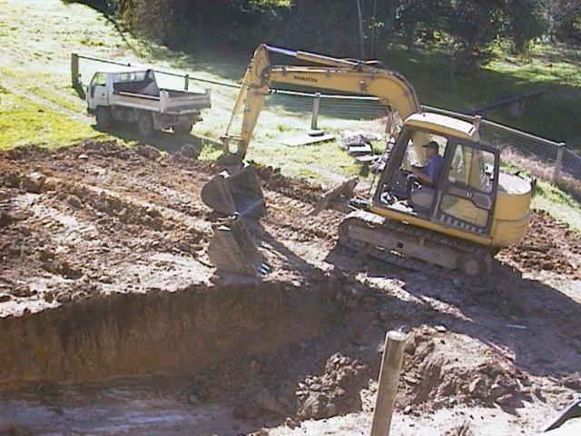 58.excavating the  pool